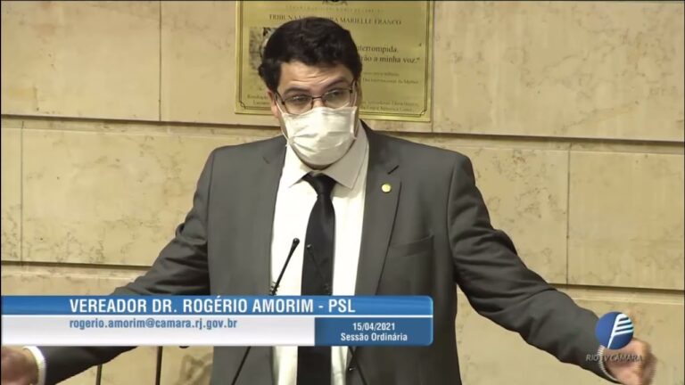 Vereador Dr. Rogério Amorim – Falta de insumos nos hospitais, pandemia, prefeito com covid