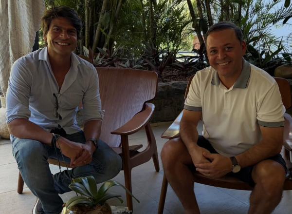 Pedro Paulo visita prefeito de Niterói para discutir eleições no Rio