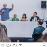 pré-candidatos ao governo do estado, Paes e Douglas Ruas aproveitam o sábado em clima de passeio pelo interior