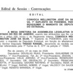 Alerj convoca Wellington José para reassumir a vaga de Thiago Rangel, preso pela PF