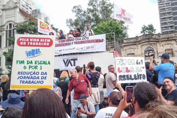 Manifestação em SP pede fim da escala 6×1 e ações contra o feminicídio – Jovem Pan