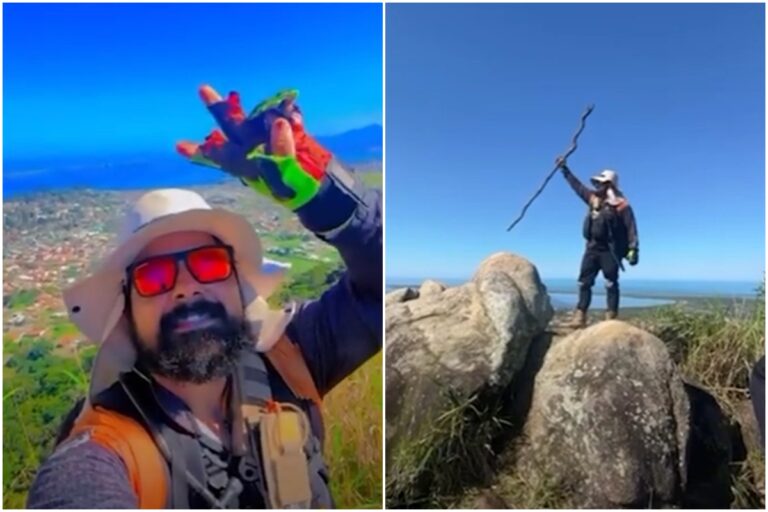 Rio: imagens mostram trilheiro caindo para a morte na Pedra do Macaco