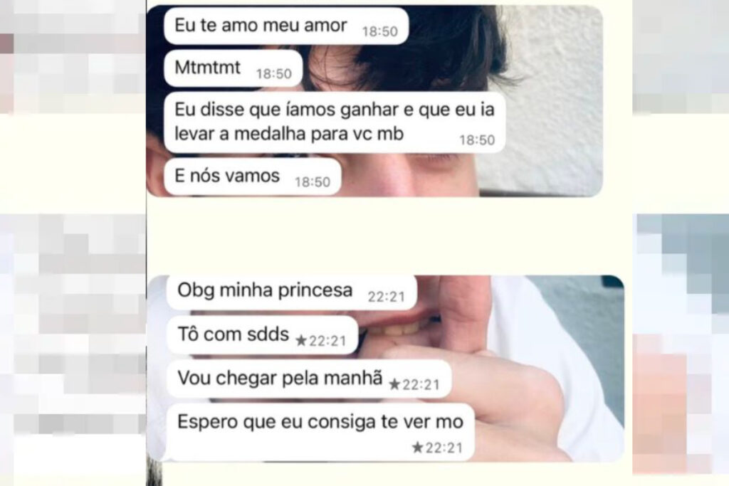 Em última mensagem, atleta morto em acidente prometeu levar medalha para namorada