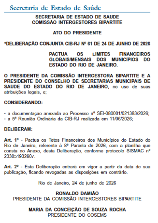 Governo do estado anuncia repasse de R$ 210 milhões para três hospitais municipais do Rio