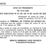 TCE-RJ oficializa saída de Domingos Brazão de cargo de conselheiro e extingue o gabinete