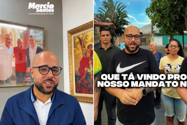 atuação de Marcio Santos nas ruas gera dúvidas sobre seu atual cargo