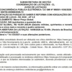 prefeitura lança licitação de R$ 18,5 milhões para o novo parque de Parada de Lucas