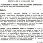 Couto segue a previsão do tempo, baixa a temperatura e encerra a semana com apenas duas nomeações na PM