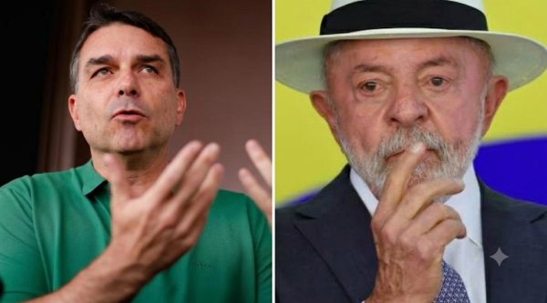 Flávio Bolsonaro (PL), com 32%; e Lula (PT), com 30%, estão tecnicamente empatados no Rio