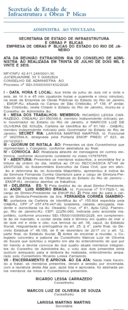 advogada Fernanda Giambroni assume o comando da estatal