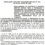 Ricardo Couto regulamenta critérios para progressão e promoção dos servidores efetivos da Saúde e do Iaserj