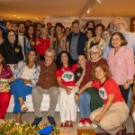 Chico Buarque e Carol Proner recebem, em casa, Benedita e candidatas da chapa de Lula no Rio