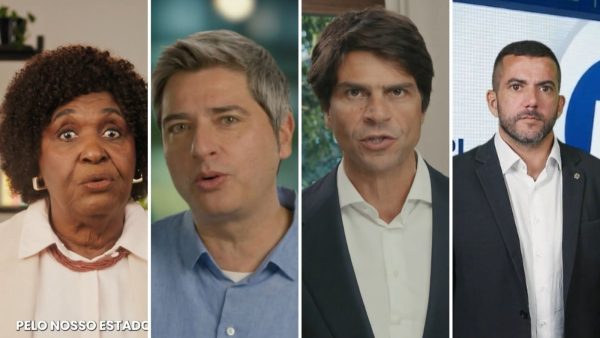 Na estreia da propaganda eleitoral na TV, Jordy e Portinho apostam em relação com Bolsonaro, Benedita relembra trajetória e Pedro Paulo diz que grupo do PL ‘destruiu’ Rio