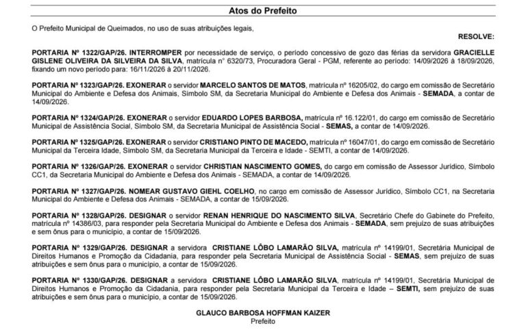 vice Zaqueu critica prefeito Glauco, faz campanha para adversário da primeira-dama e vê secretários indicados por ele serem exonerados
