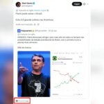 Perfis de fora do Brasil têm posts pagos para apontar favoritismo de Flávio