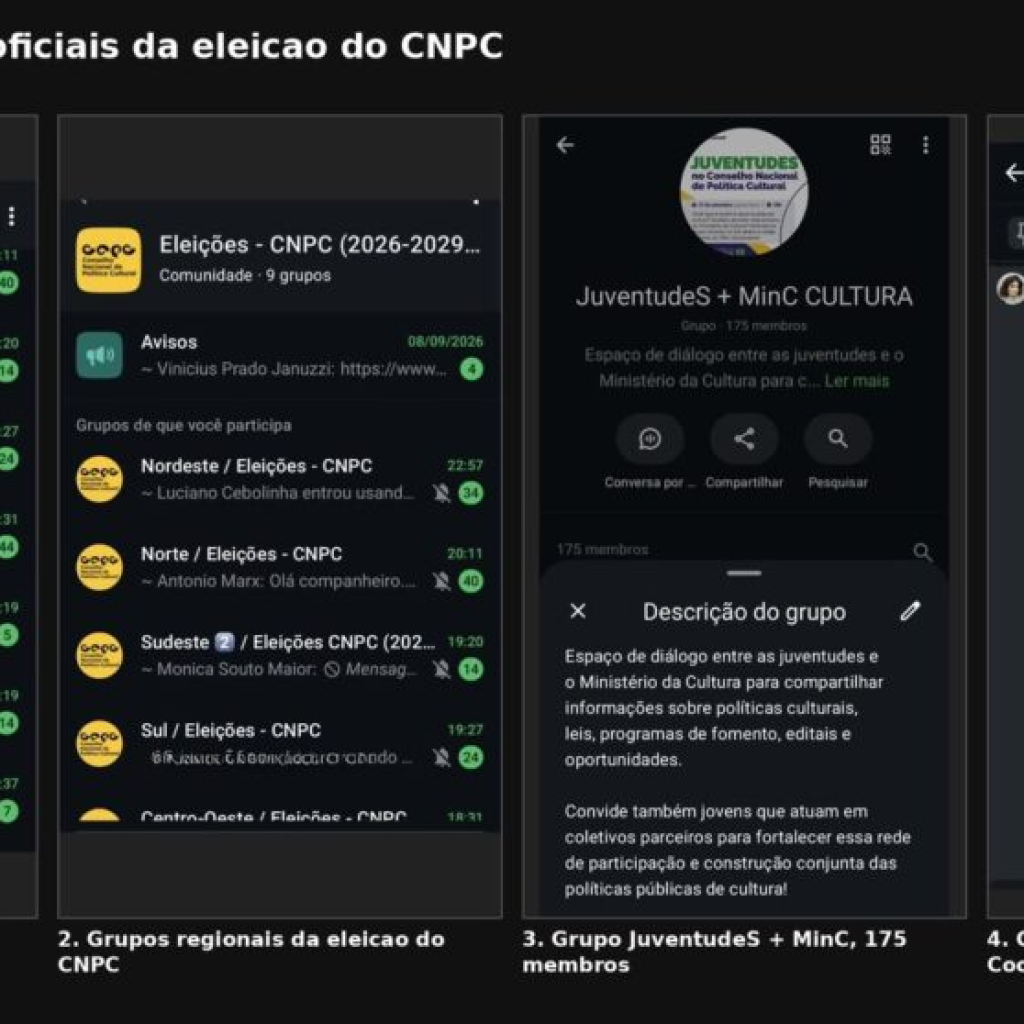 Grupos oficiais do Ministério da Cultura viram canal de campanha de Lula – Paulo Figueiredo