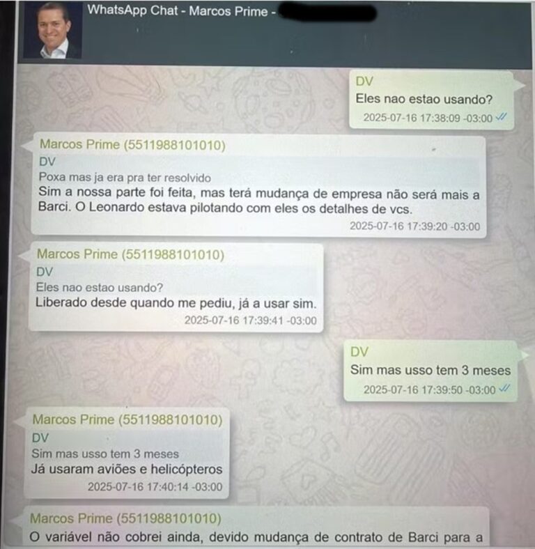 Imagens mostram Moraes em jatinho de Vorcaro após contrato de R$ 50 milhões