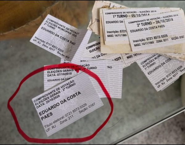 ‘Agora foi! Fuiiiii’: Paes publica comprovantes de votação e anuncia férias