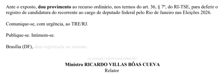TSE libera candidatura de Filipe Pereira, filho de Pastor Everaldo investigado no governo Witzel