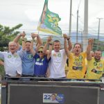 Douglas Ruas mobiliza deputados em carreatas na Zona Oeste em apoio a Flávio Bolsonaro