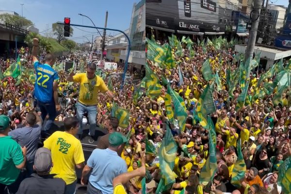 Flávio Bolsonaro reúne multidão em São Gonçalo após vitória de Douglas Ruas — e do PL — no Rio de Janeiro